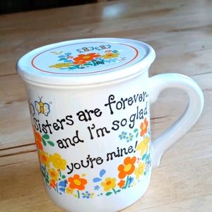 Vintage Family Mug with Coaster.